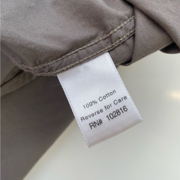 Garnet Hill Women's Brown Gray Oversized Long Sleeve Tunic Popover Size Medium - Picture 5 of 7